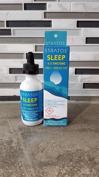 Stratos Sleep Tincture – 1:1 THC:CBD Indica Tincture review