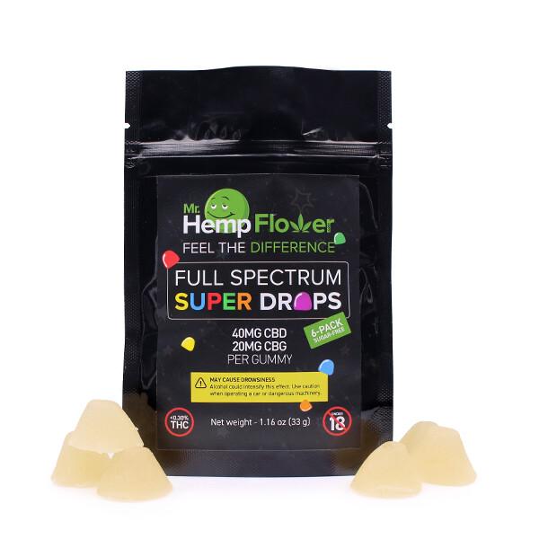 Mr Hemp Flower – 20/40mg CBG/CBD Gummies Review