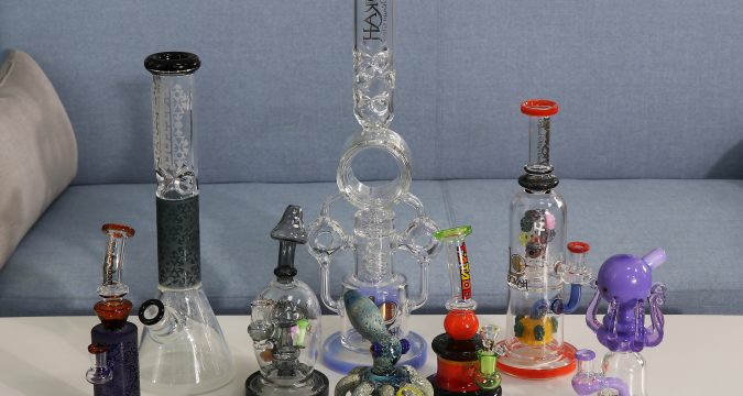 different glass bongs