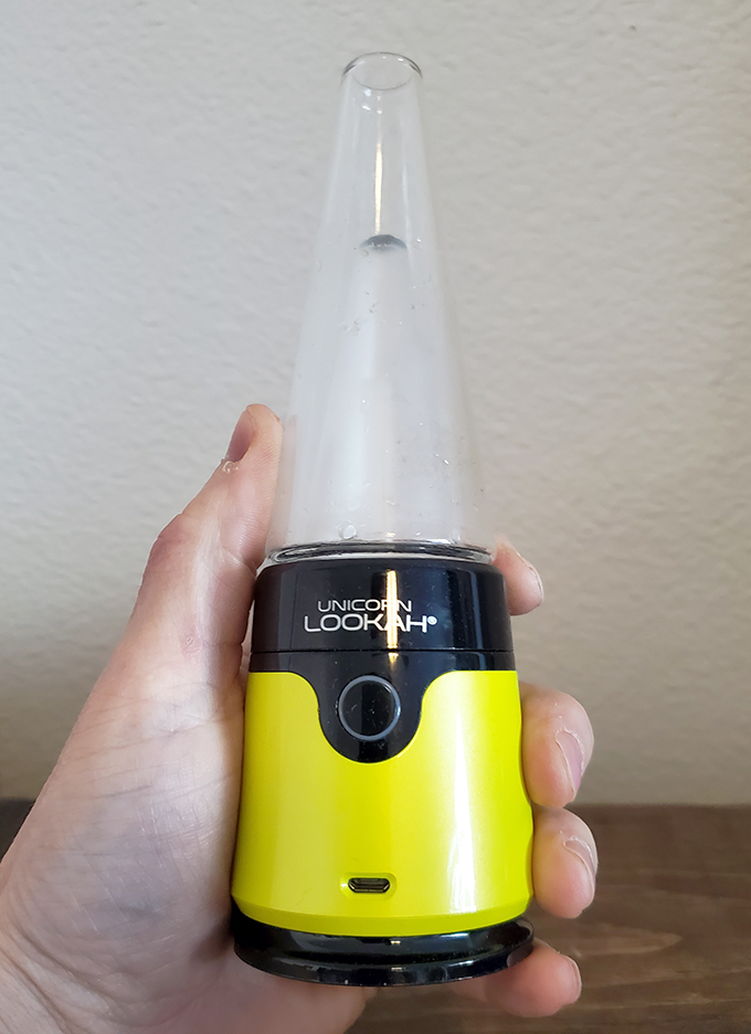 Lookah Unicorn in hand