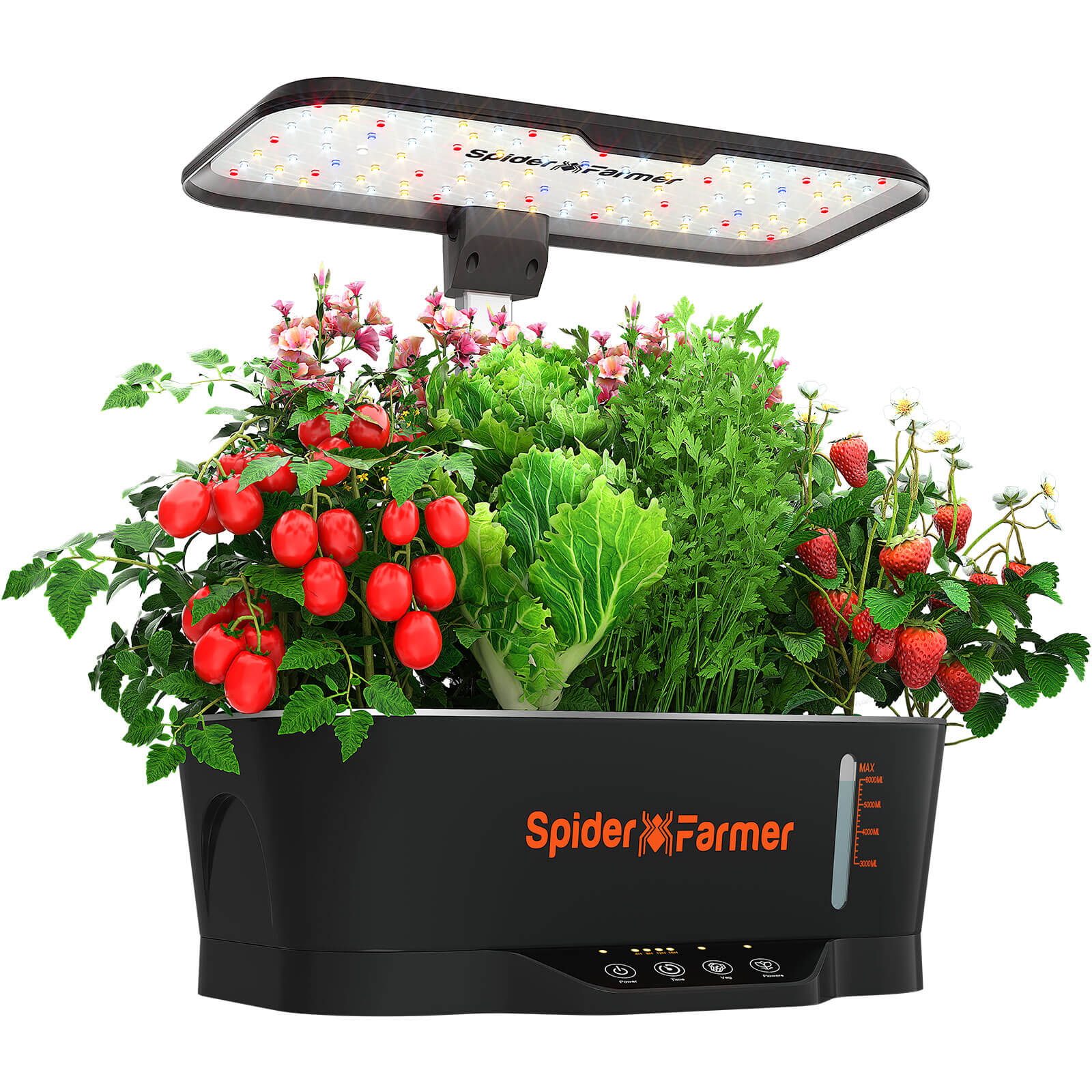 Grow plants indoors with the Spider Farmer Smart G12 Indoor Hydroponic Grow System
