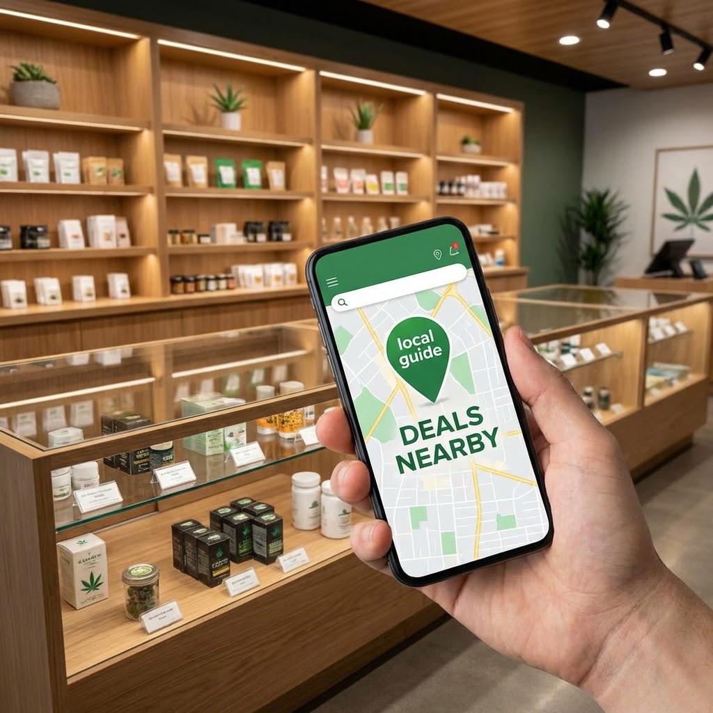 Illustration of Cannabis Near Me: Best Dispensaries & Exclusive Deals Nearby