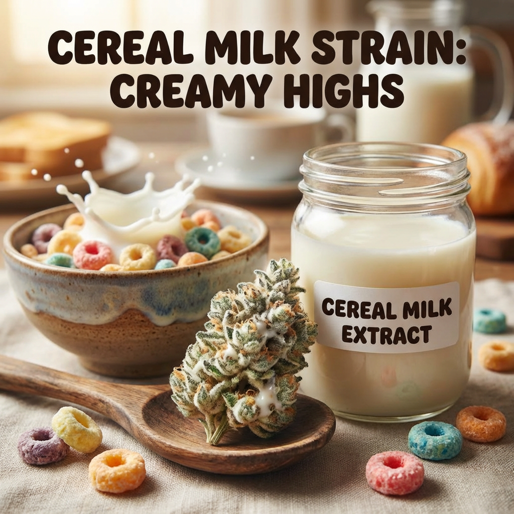 Illustration of Cereal Milk Strain: Must-Have Hybrid for Stunning Creamy Highs