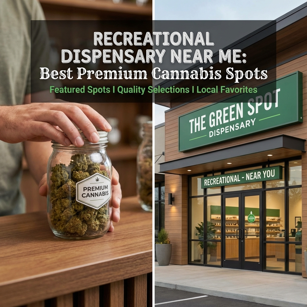 Illustration of Recreational Dispensary Near Me: Best Premium Cannabis Spots