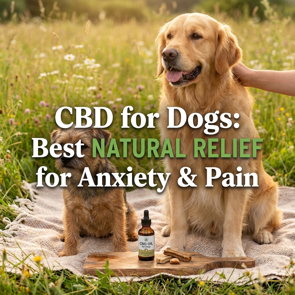 CBD for Dogs: Best Natural Relief for Anxiety & Pain