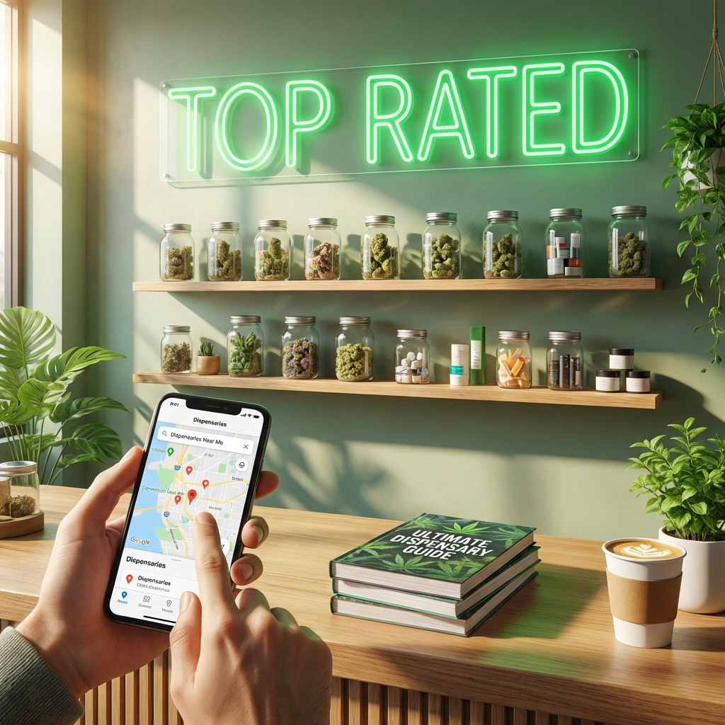 Illustration of Dispensaries Near Me: Ultimate Guide to Top-Rated Cannabis Spots