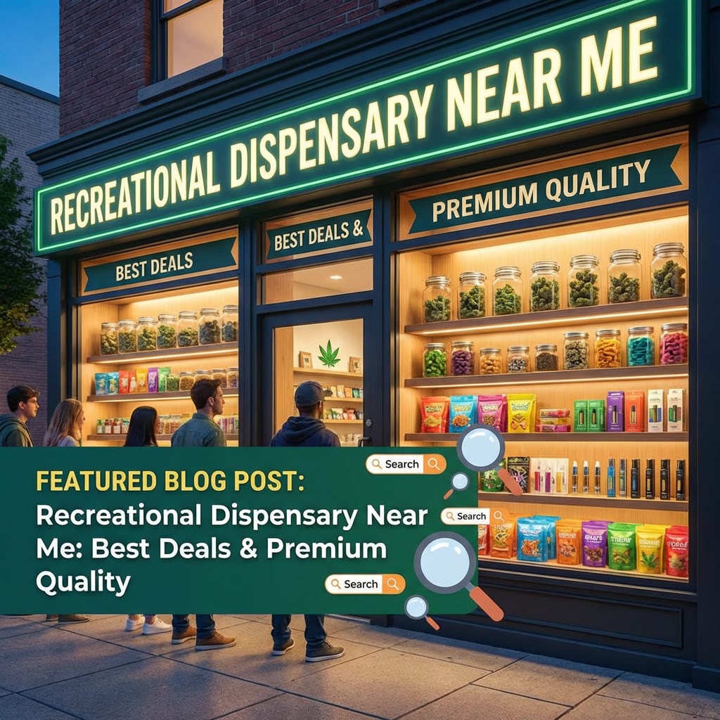Illustration of Recreational Dispensary Near Me: Best Deals & Premium Quality