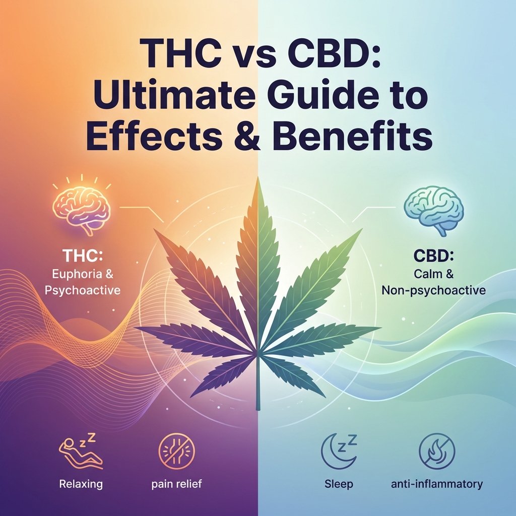 THC vs CBD: Ultimate Guide to Effects & Benefits